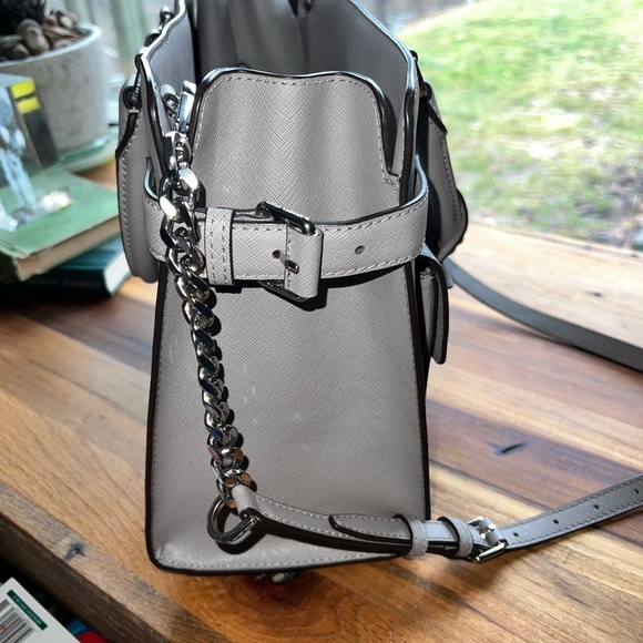 Michael Kors Saffiano Leather Emma Satchel and Wallet Set - Picture 12 of 12